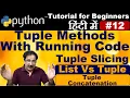 Hindi Tuple Methods In Python Tuple Slicing Methods In Hindi List And Tuple In Python In Hindi