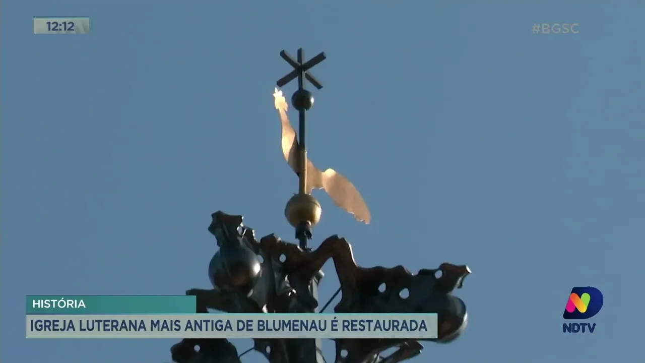 Igreja Luterana mais antiga é restaurada em Blumenau