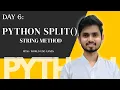 Python split Function Explained String Split with Real-World Examples Lesson 6 2026 2027