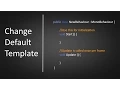 Unity - Change Default Script Template Quick Tip