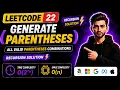 22 Generate Parentheses Recursion Backtracking Explained