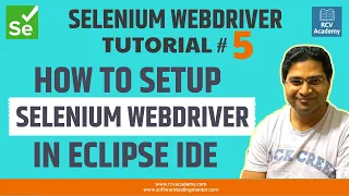 Selenium WebDriver Tutorial - How to Setup Selenium WebDriver in Eclipse IDE