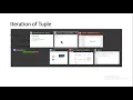 Week 9 Tuples in Python Tuple Iteration Changing values in Tuples
