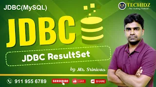 JDBC MySQL Tutorial JDBC ResultSet Java Full Stack TechidZ by Srinivas Garapati
