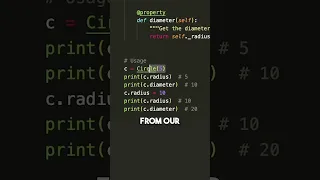 Property decorator in Python