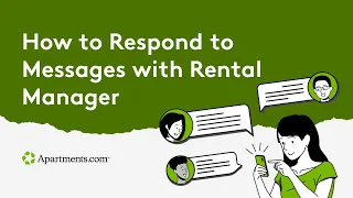 How to Respond to Messages with Apartments com Rental Manager