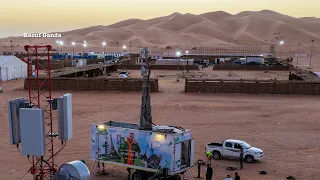 مفاجأت التجهيزات الضخمة لموقع رالي تي تي الصحراوي 2025 ليبيا 