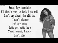 SZA - Shirt | Lyrics