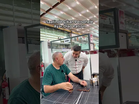 Saatinde Çıkan Personele Ayar Olan Patron! #shorts