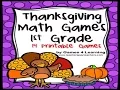Thanksgiving Math Games Grade 1