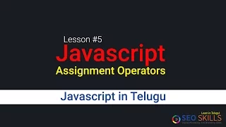 Assignment-Operators--Javascript-in-telugu