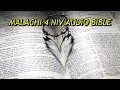 MALACHI 4 NIV BIBLE with text