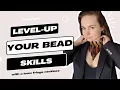 Tiger beaded loom fringe necklace tutorial How to make a beaded fringe choker Loom pattern