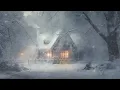 Intense Blizzard Heavy Wind Sounds for Sleeping Icy Snowstorm Howling Wind Blowing Snow