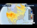 Monthly temperature forecast for the USA 2026
