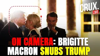 LIVE Donald Trump s Awkward Kiss Goodbye With French First Lady Brigitte As Macron Looks On