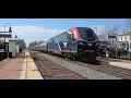 Amtrak Northeast Regional Train 94 arrives Northbound into Ashland Amtrak Station