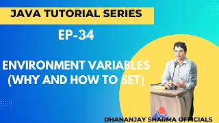 EP-34 Java Tutorial Environment Variables Why and How To Set
