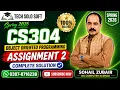 CS304 Assignment 2 Solution Spring 2026 Object Oriented Programming 100 Accurate Solved CS304 2