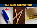 10 Hidden Features in Everyday Objects You Never Noticed