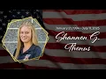 Shannon G Thonus - Funeral Service