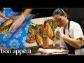 A Day Making NYC s Most Hyped Banh Mi On The Line Bon Appetit