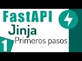 FastAPI and Jinja as a template engine to create HTML pages 1
