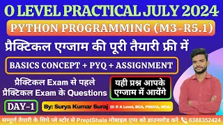 Day-1 Python Practical O Level Practical Python Programming Practical O Level PreptShala