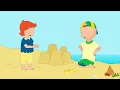 NEW CAILLOU GOES TO THE BEACH s For Kids Cartoon movie