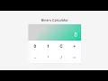 Binary Calculator in VanillaJS
