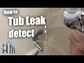 How to tub leak detect ceiling leak under bathroom stop tub leaking Easy