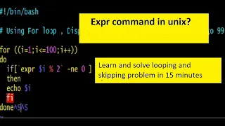 Tutorial Knowledge Expr Command in unix