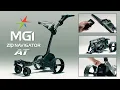 MGI Zip Navigator All Terrain Motorised Golf Buggy