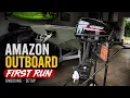 Hangkai 18 hp Outboard Motor Unboxing Setup First Test