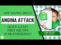 Angina Recognition First Aid Steps and Emergency Response First Aid Training