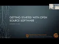 Getting Started with Open Source Software