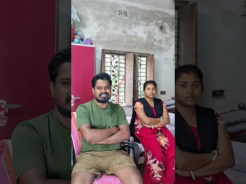 Biwi Ka Darr 🤐🤣 #shorts #husbandwife #funnycouple #banglacomedy #funnyvideo