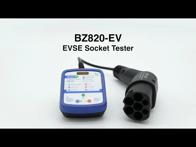 Martindale BZ820 EV EVSE Socket Tester video