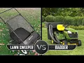 Lawn Sweeper vs Bagger