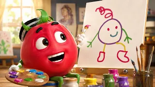 🍅 Tomato Doppi 🍅 🎨 JADI SENIMAN?! 😂 Kelas Seni yang Penuh Kekacauan! ⭐ Super Toons TV Bahasa