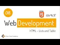 Web Development 08 - HTML