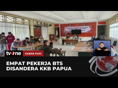 KKB Sandera 4 Pekerja Tower BTS di Papua