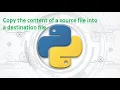61 Complete Python Basics for Automation - Copy the content of a source file into a destination file