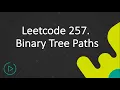 LeetCode 257 Binary Tree Paths