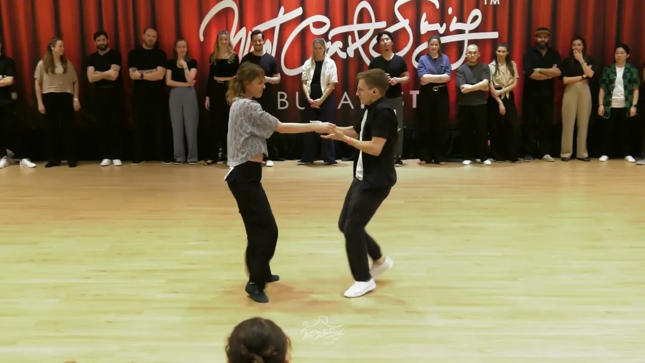 Joscha Brick & Monika Drzewiecka - 4th place Advanced Jack&Jill Finals - Budafest 2025