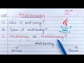 Multithreading in Java hindi Multitasking vs Multithreading