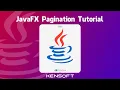 JavaFX Pagination Tutorial For Beginners