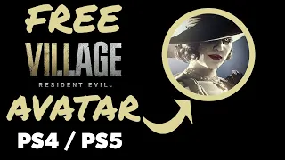 FREE Resident Evil Village Avatar for PS4 and PS5