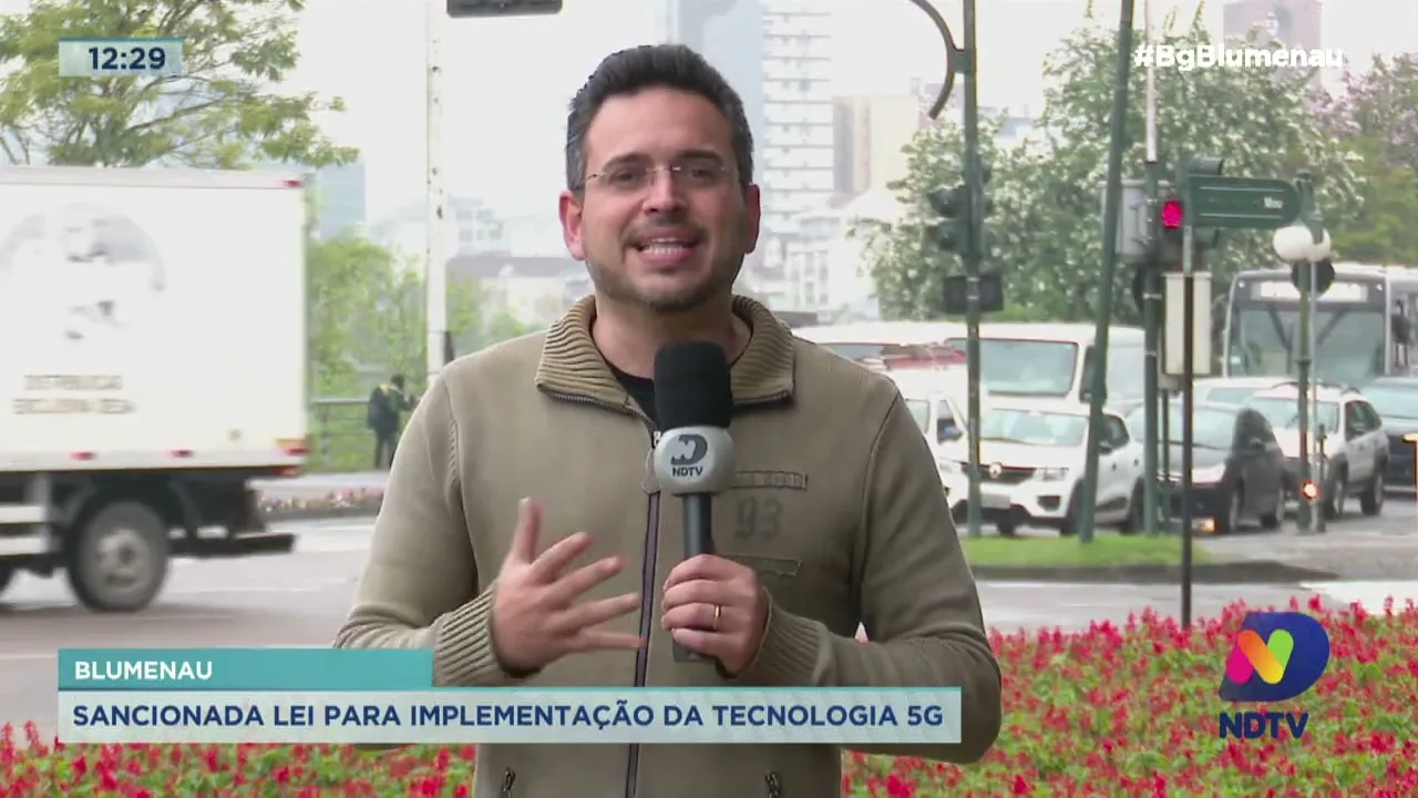 Lei para implementação da tecnologia 5G é sancionada em Blumenau