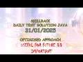 SkillRack Daily Test Java Solution 2025